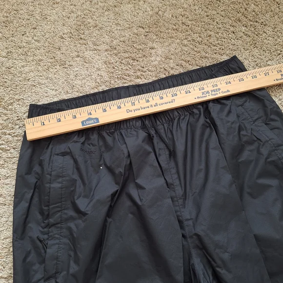 THE NORTH FACE Mens L Black Pants DRYVENT LIGHTWEIGHT WATERPROOF SHELL Nylon - Picture 7 of 15